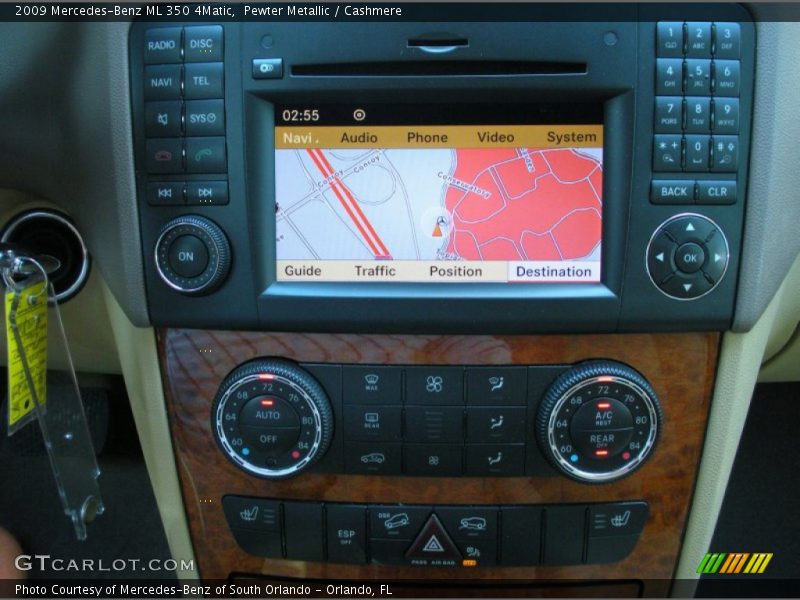 Pewter Metallic / Cashmere 2009 Mercedes-Benz ML 350 4Matic