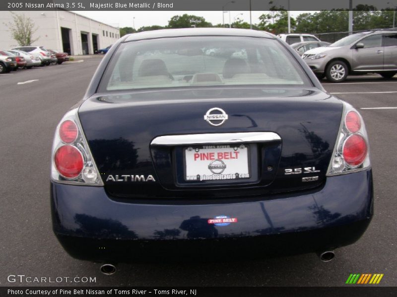 Majestic Blue Metallic / Blond 2005 Nissan Altima 3.5 SL