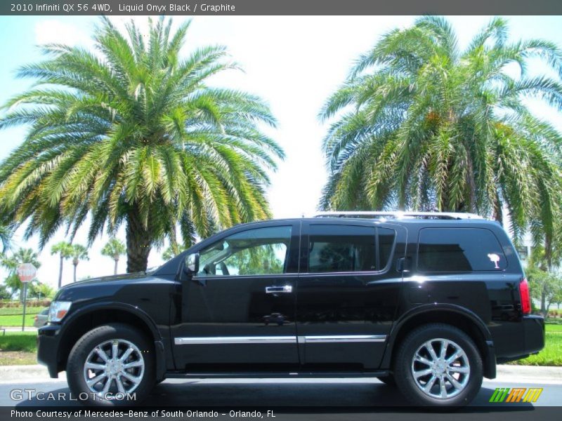 Liquid Onyx Black / Graphite 2010 Infiniti QX 56 4WD