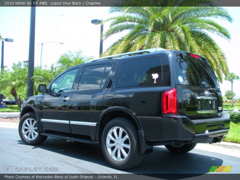 Liquid Onyx Black / Graphite 2010 Infiniti QX 56 4WD