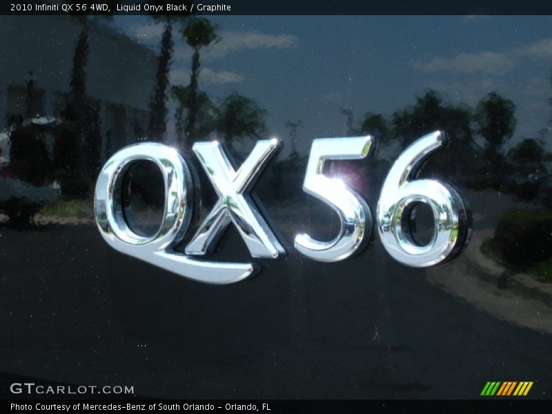Liquid Onyx Black / Graphite 2010 Infiniti QX 56 4WD