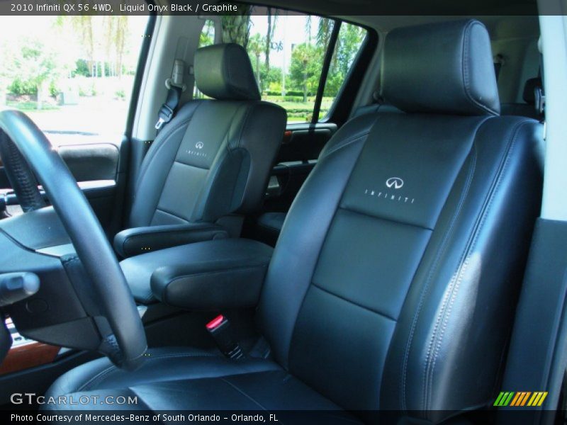Liquid Onyx Black / Graphite 2010 Infiniti QX 56 4WD