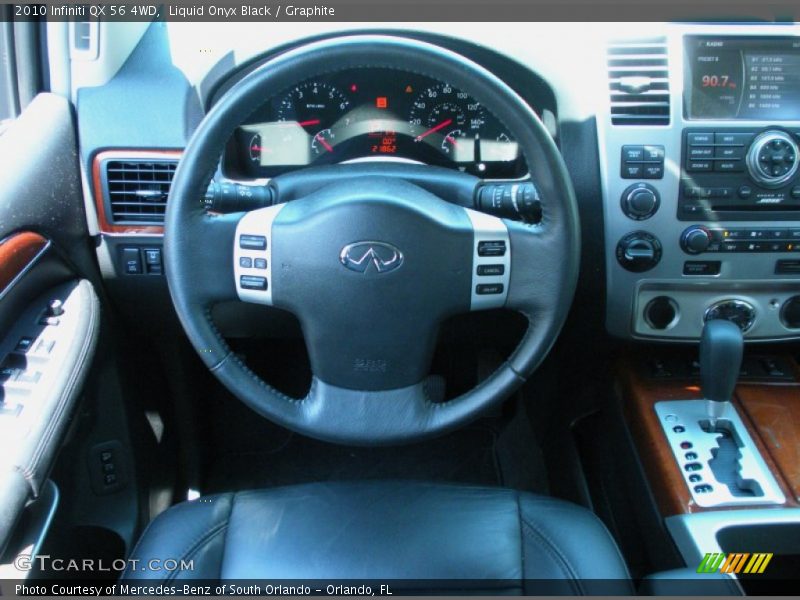 Liquid Onyx Black / Graphite 2010 Infiniti QX 56 4WD