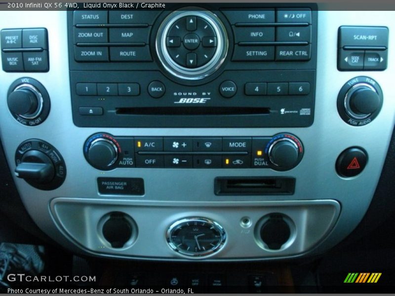 Liquid Onyx Black / Graphite 2010 Infiniti QX 56 4WD
