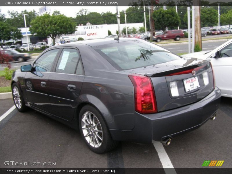 Thunder Gray Chromaflair / Ebony 2007 Cadillac CTS Sport Sedan