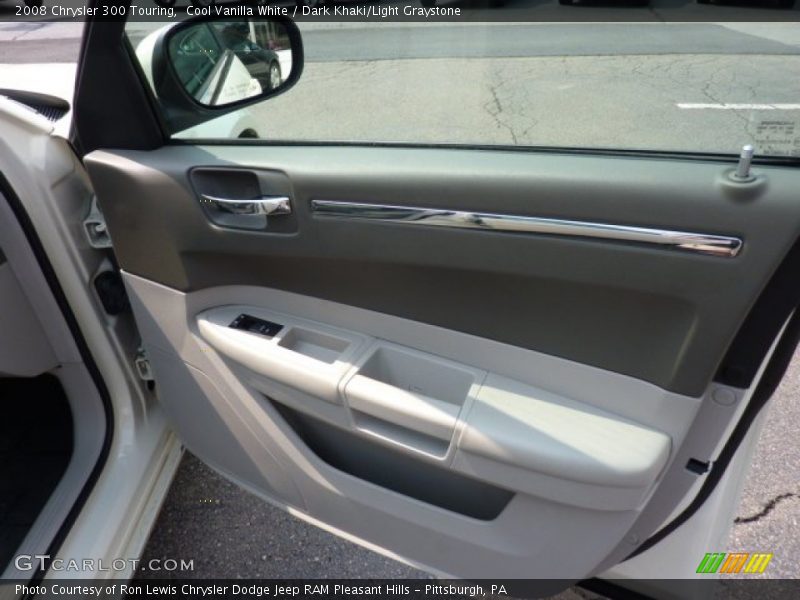 Cool Vanilla White / Dark Khaki/Light Graystone 2008 Chrysler 300 Touring