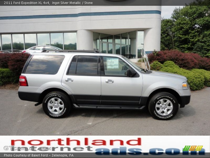 Ingot Silver Metallic / Stone 2011 Ford Expedition XL 4x4