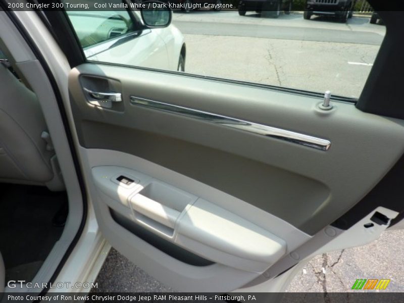 Cool Vanilla White / Dark Khaki/Light Graystone 2008 Chrysler 300 Touring