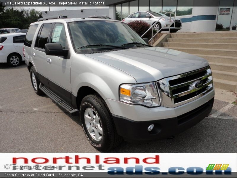Ingot Silver Metallic / Stone 2011 Ford Expedition XL 4x4