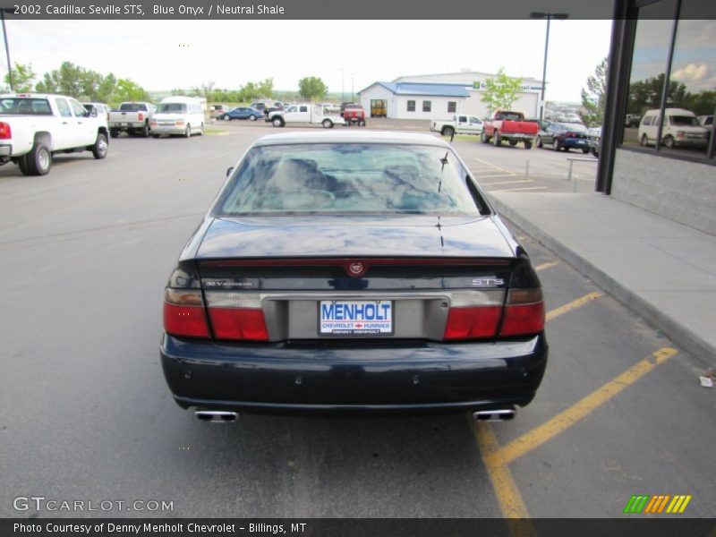 Blue Onyx / Neutral Shale 2002 Cadillac Seville STS