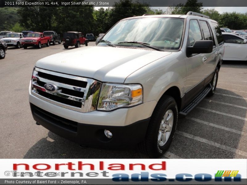 Ingot Silver Metallic / Stone 2011 Ford Expedition XL 4x4