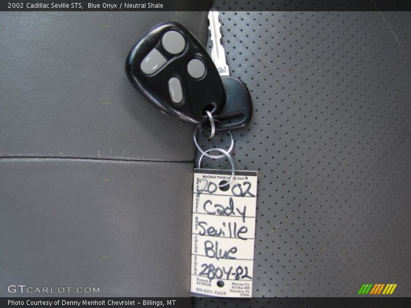 Blue Onyx / Neutral Shale 2002 Cadillac Seville STS