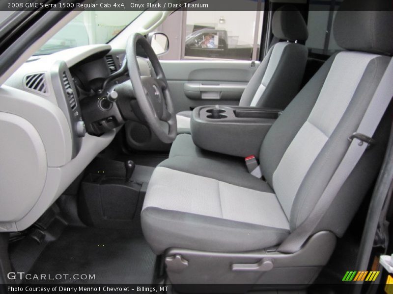  2008 Sierra 1500 Regular Cab 4x4 Dark Titanium Interior