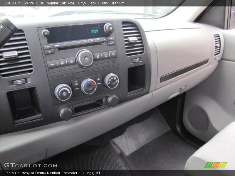 Onyx Black / Dark Titanium 2008 GMC Sierra 1500 Regular Cab 4x4