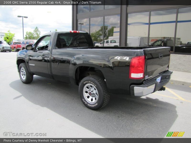  2008 Sierra 1500 Regular Cab 4x4 Onyx Black