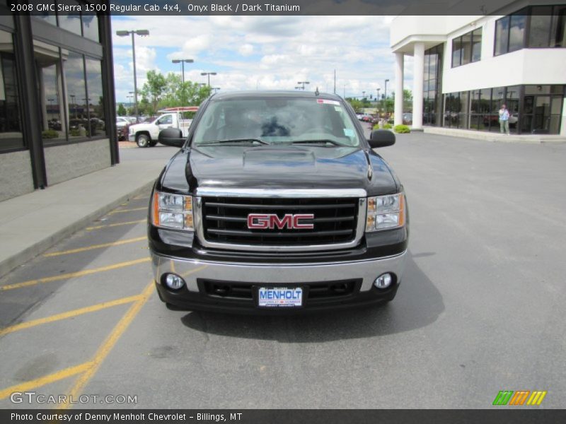 Onyx Black / Dark Titanium 2008 GMC Sierra 1500 Regular Cab 4x4