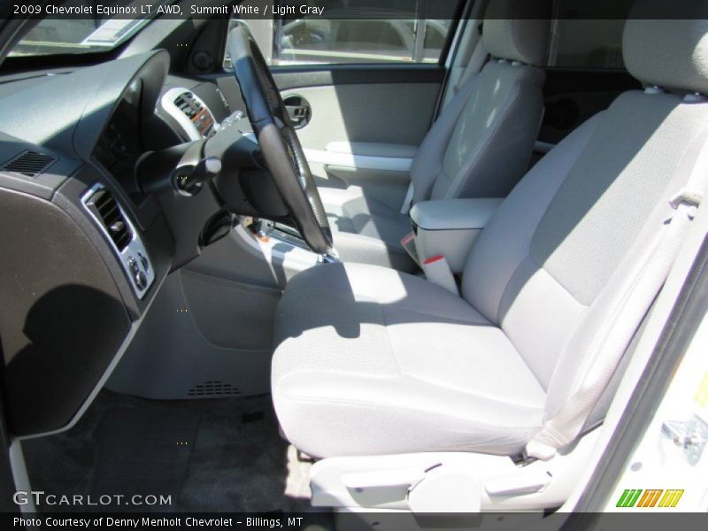 Summit White / Light Gray 2009 Chevrolet Equinox LT AWD
