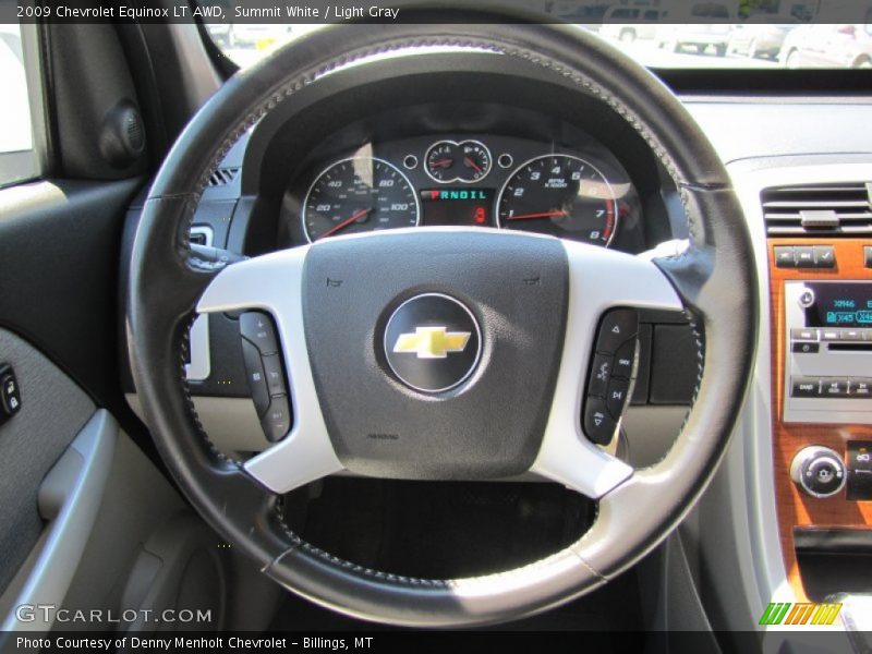 Summit White / Light Gray 2009 Chevrolet Equinox LT AWD
