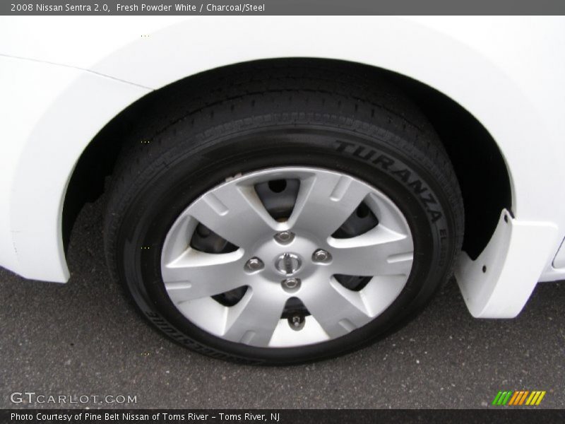 Fresh Powder White / Charcoal/Steel 2008 Nissan Sentra 2.0
