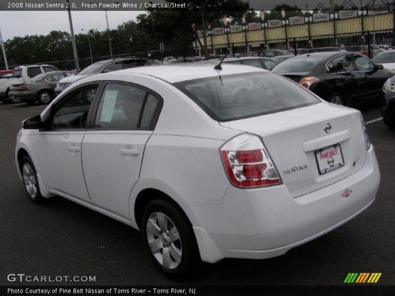 Fresh Powder White / Charcoal/Steel 2008 Nissan Sentra 2.0