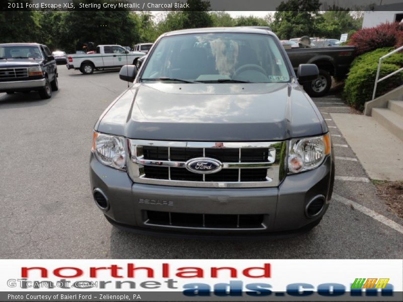 Sterling Grey Metallic / Charcoal Black 2011 Ford Escape XLS