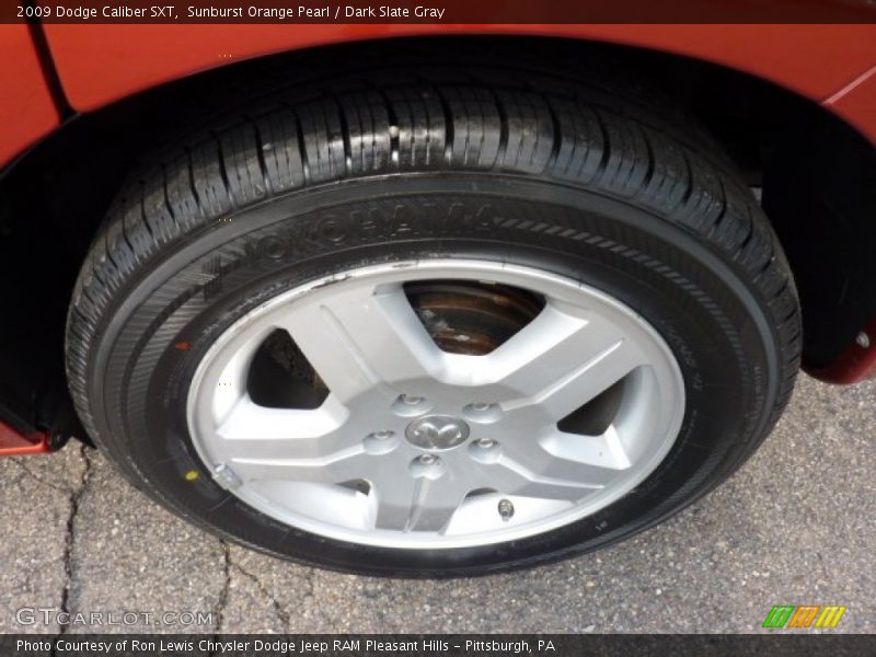 Sunburst Orange Pearl / Dark Slate Gray 2009 Dodge Caliber SXT