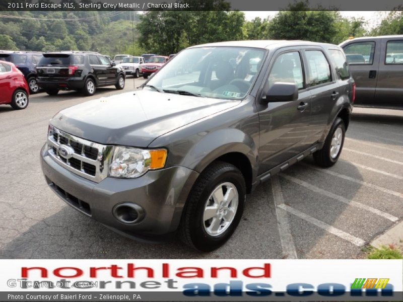 Sterling Grey Metallic / Charcoal Black 2011 Ford Escape XLS