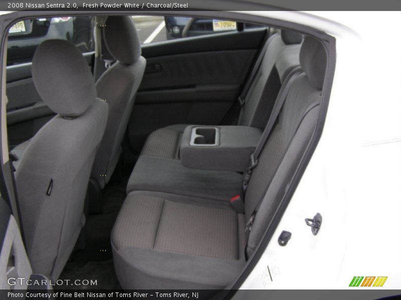 Fresh Powder White / Charcoal/Steel 2008 Nissan Sentra 2.0