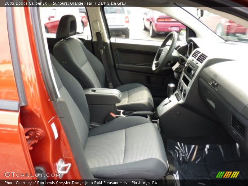 Sunburst Orange Pearl / Dark Slate Gray 2009 Dodge Caliber SXT