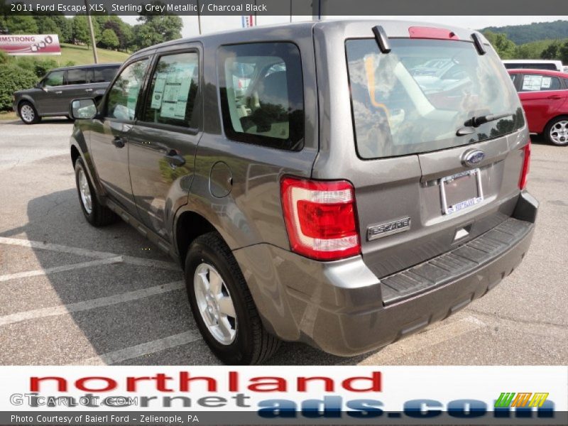 Sterling Grey Metallic / Charcoal Black 2011 Ford Escape XLS