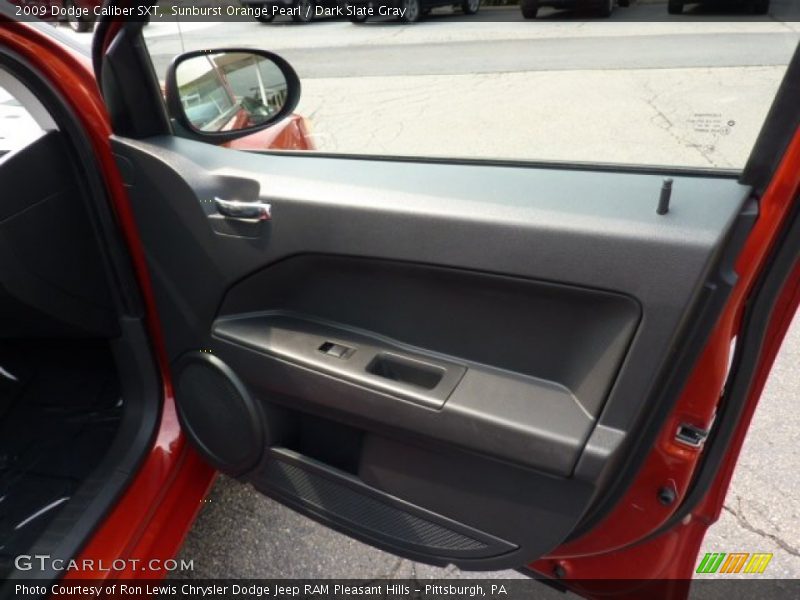 Sunburst Orange Pearl / Dark Slate Gray 2009 Dodge Caliber SXT