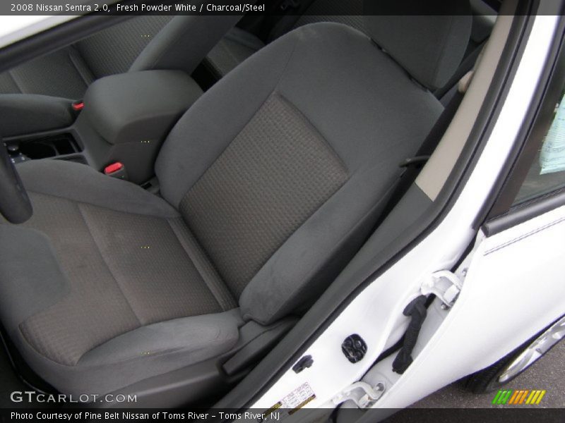 Fresh Powder White / Charcoal/Steel 2008 Nissan Sentra 2.0