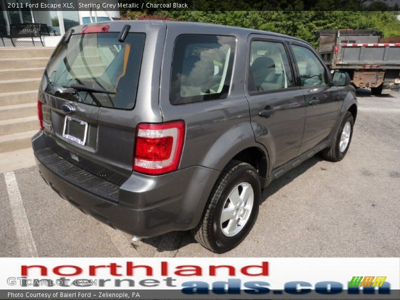 Sterling Grey Metallic / Charcoal Black 2011 Ford Escape XLS