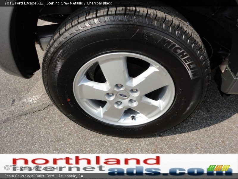 Sterling Grey Metallic / Charcoal Black 2011 Ford Escape XLS