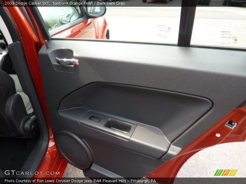 Sunburst Orange Pearl / Dark Slate Gray 2009 Dodge Caliber SXT
