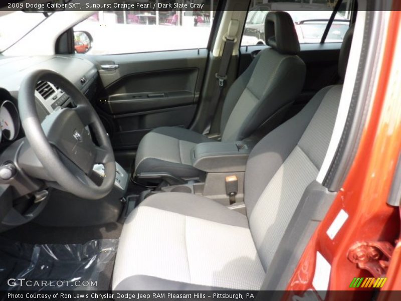 Sunburst Orange Pearl / Dark Slate Gray 2009 Dodge Caliber SXT
