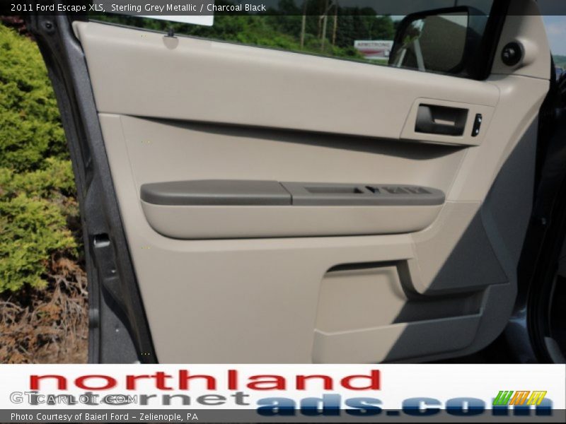 Sterling Grey Metallic / Charcoal Black 2011 Ford Escape XLS