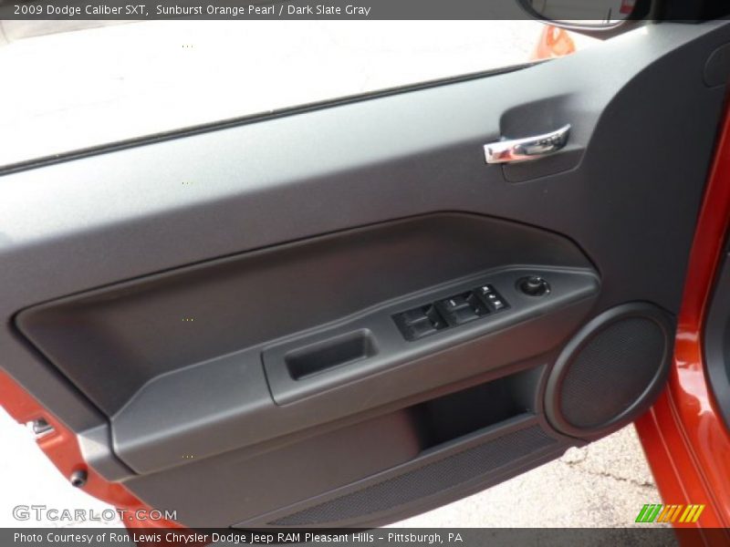 Sunburst Orange Pearl / Dark Slate Gray 2009 Dodge Caliber SXT