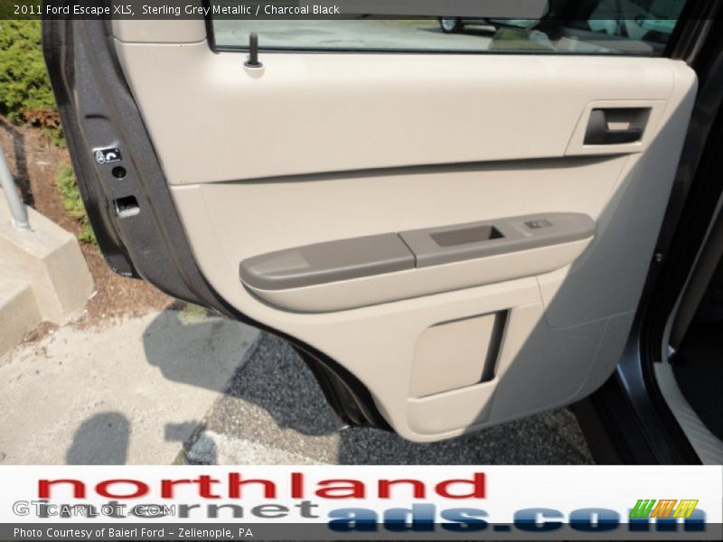 Sterling Grey Metallic / Charcoal Black 2011 Ford Escape XLS