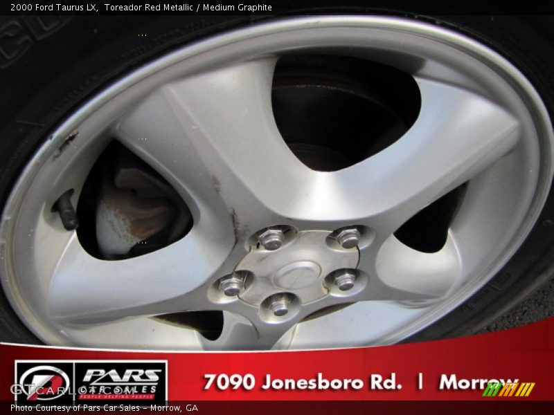 Toreador Red Metallic / Medium Graphite 2000 Ford Taurus LX