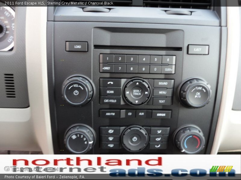 Sterling Grey Metallic / Charcoal Black 2011 Ford Escape XLS