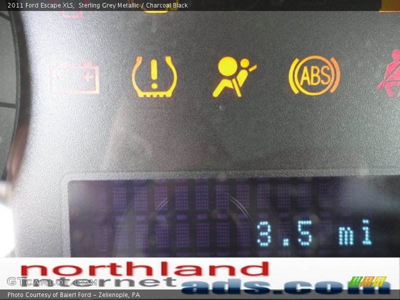 Sterling Grey Metallic / Charcoal Black 2011 Ford Escape XLS