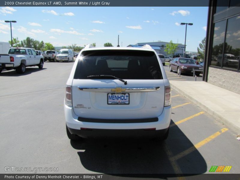 Summit White / Light Gray 2009 Chevrolet Equinox LT AWD