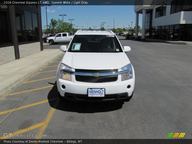 Summit White / Light Gray 2009 Chevrolet Equinox LT AWD