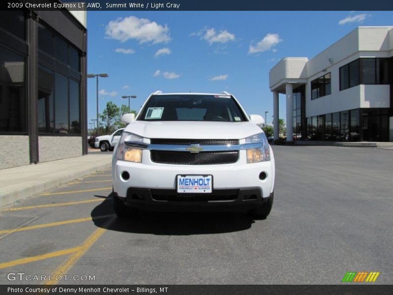 Summit White / Light Gray 2009 Chevrolet Equinox LT AWD