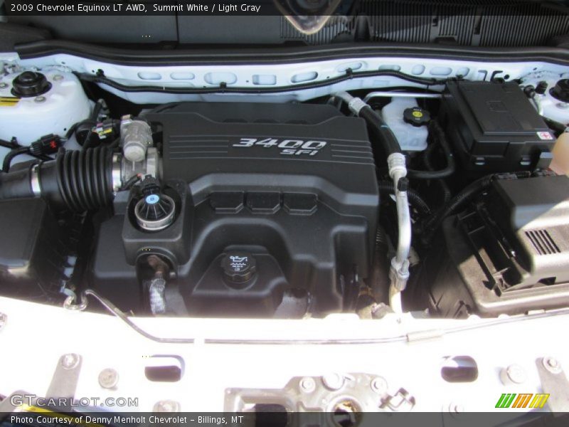 Summit White / Light Gray 2009 Chevrolet Equinox LT AWD