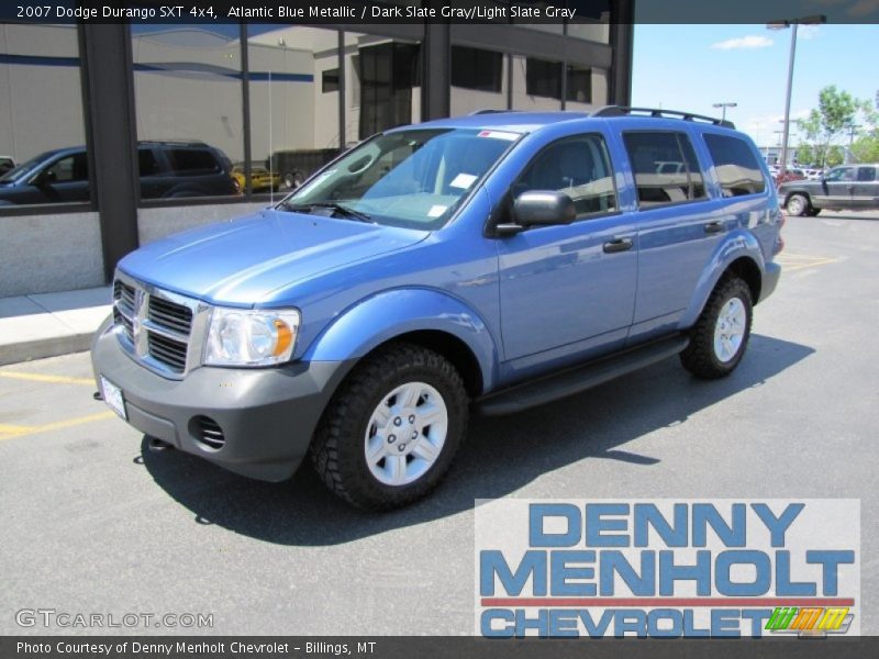 Atlantic Blue Metallic / Dark Slate Gray/Light Slate Gray 2007 Dodge Durango SXT 4x4