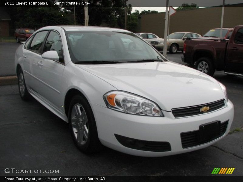 Summit White / Gray 2011 Chevrolet Impala LT