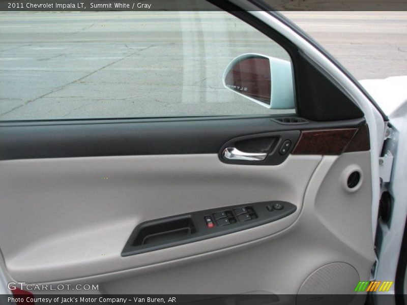Summit White / Gray 2011 Chevrolet Impala LT