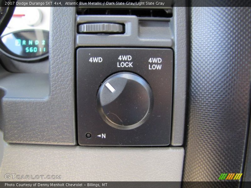 Atlantic Blue Metallic / Dark Slate Gray/Light Slate Gray 2007 Dodge Durango SXT 4x4